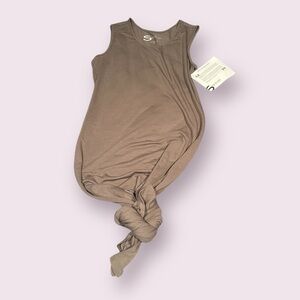 NWT Women's Serena Williams Sleeveless Tan Maxi Dress Size Medium